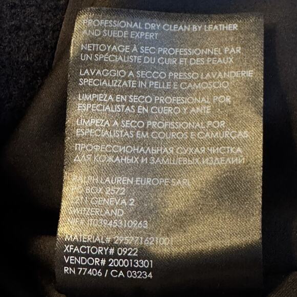 Club Monaco Halli Belted Wool & Leather Asymmetrical Coat Black Small C3931 - Picture 13 of 13